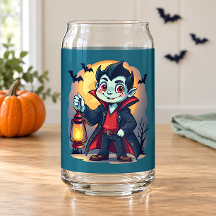 Süßer Vampir mit Laterne Kawaii Halloween Dosenglas