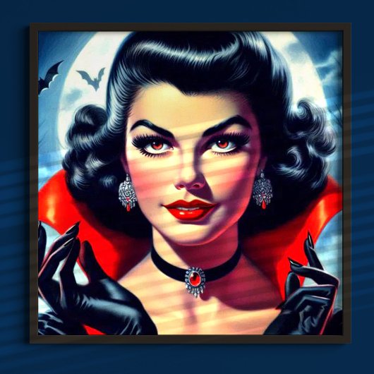 Süßer Vampir Pin-up Poster
