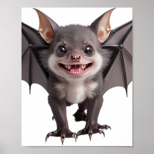 Süßer Vampirfledermaus Poster