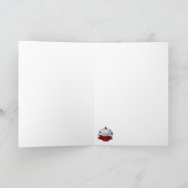 Süßer Vampirs-kleiner Kuchen Karte (Innenseite)