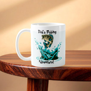 Süßer Vaters Angeltour Personalisieren, Kaffeetasse