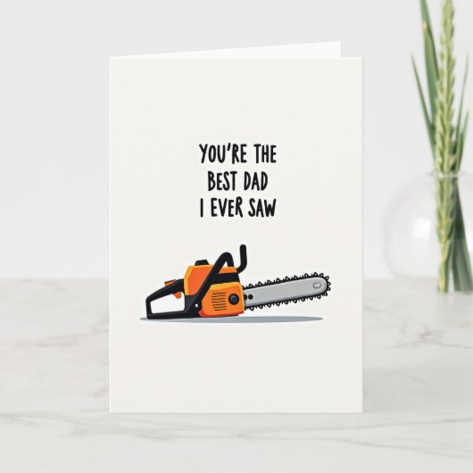 Süßer Vatertag Saw Tool Card Karte (Vorderseite)
