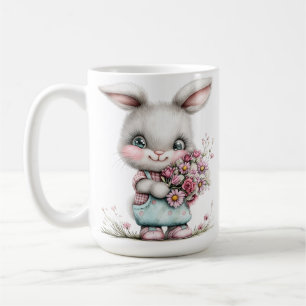 SÜßER VERLIEBTER OSTERHASE HASE & KÜKEN KAFFEETASSE