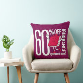 Süßer verspielter roter Buchcharakter Kissen (Stuhl )