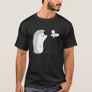 Süßer Vintage-Igel T-Shirt
