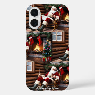 Süßer vintage-traditioneller eleganter froher Weih iPhone 16 Hülle
