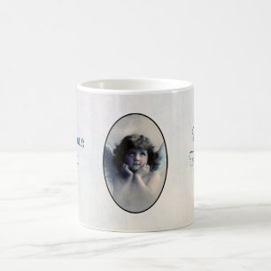 Süßer Vintage-Weihnachtsengel Kaffeetasse