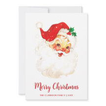 Süßer Vintage-Weihnachtsmann Weihnachten