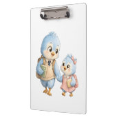 Süßer Vogel Bruder Schwester Klemmbrett (Links)