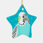 Süßer VogelParakeet Keramikornament (Rechts)
