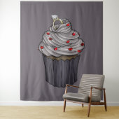 Süßer Vorschlag-Cupcake Wandteppich (Beispiel)