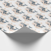 Süßer Wal Geschenkpapier (Ecke)