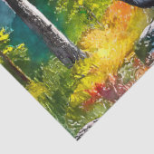 Süßer Wald Braunbär Seidenpapier (Ausschnitt)