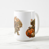 Süßer Wald-Elfen-Kürbis-Becher Kaffeetasse (VorderseiteRechts)