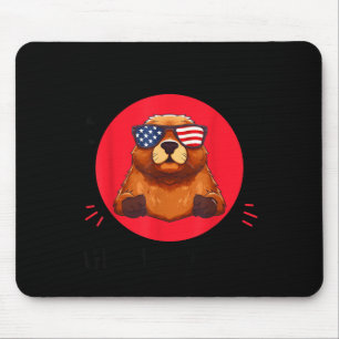 Süßer Waldmurmeltier Ich Liebe einfach Niedliche W Mousepad