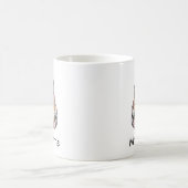 Süßer Walross-Lesebuch individuell Kaffeetasse (Mittel)