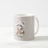 Süßer Waschbär Kaffeetasse (VorderseiteRechts)
