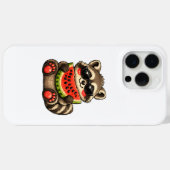 Süßer Waschbär mit Wassermelone Case-Mate iPhone Hülle (Rückseite (Horizontal))