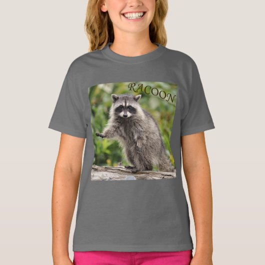süsser Waschbär T-Shirt (Vorderseite)