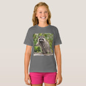 süsser Waschbär  T-Shirt (Vorne ganz)