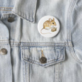 Süßer Wasserfarbe-Hamster-Knopf Button (Beispiel)