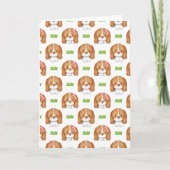 Süßer Wasserfarben-Beagle-Hund Karte (Vorderseite)