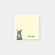 Süßer Wasserfarben-Bulldogge-Trend-Design