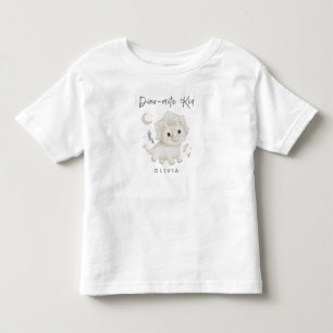 Süßer Wasserfarben-Dinosaurier Dino-mite-Kind Benu Kleinkind T-shirt
