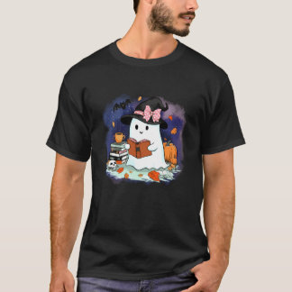 Süßer Wasserfarben-Geist liest Buchliebhaber Hallo T-Shirt
