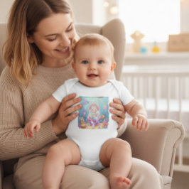 Süßer Wasserfarbene Meerjungfrau Unter dem Meer Bo Baby Strampler