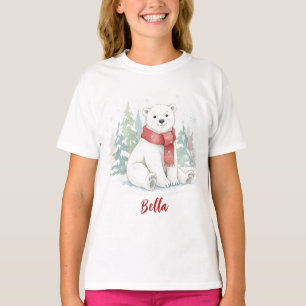 Süßer Wasserfarbener Eisbär T-Shirt