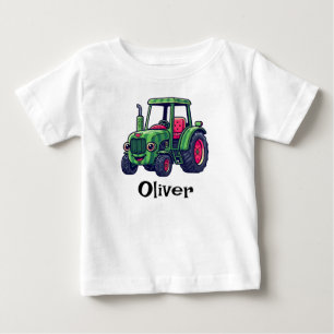 Süßer Wassermelonentraktor Baby T-shirt