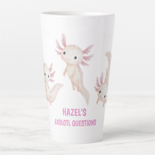 Süßer Watercolor Axolotl Fragen Personalisierter K Milchtasse