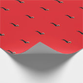süßer Weihnachts-Dachshund Geschenkpapier (Ecke)
