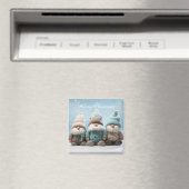 Süßer Weihnachts-Gnom-Magnet Magnet (In Situ (Geschirrspüler))