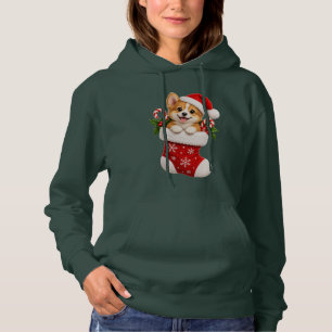 Süßer Weihnachts-Katze-Hund-Festtags-Pullover mit Hoodie