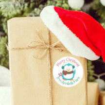 Süßer Weihnachts-Pinguin Personalisiert Von Gesche