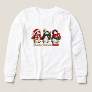 Süßer Weihnachts-Pinguin-Watschel-Ho-Ho
