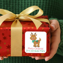 Süßer Weihnachts-Rentier-Geschenk-Anhänger