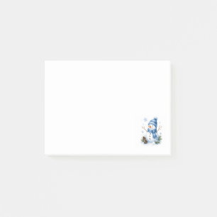 Süßer Weihnachts-Schneemann Post-it Klebezettel