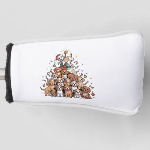 Süßer Weihnachtsbaum Hund Xmas Baum Welpe   Golf Headcover