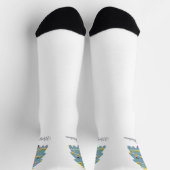 Süßer Weihnachtsbaum Socken (Oben)