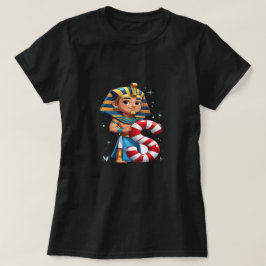 Süßer Weihnachtsbuchstabe S – Candy Cane Holiday C T-Shirt