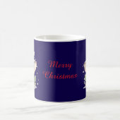 Süßer Weihnachtselefant Kaffeetasse (Mittel)