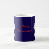 Süßer Weihnachtselefant Kaffeetasse (Mittel)