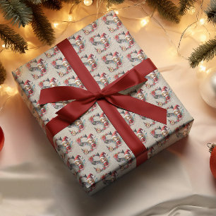 Süßer Weihnachtself Festtagsbuchstabe S Geschenkpapier