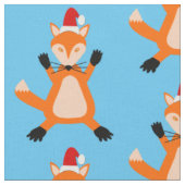 Süßer Weihnachtsfuchs Stoff (Nahaufnahme)