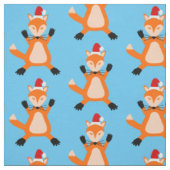 Süßer Weihnachtsfuchs Stoff (Muster)