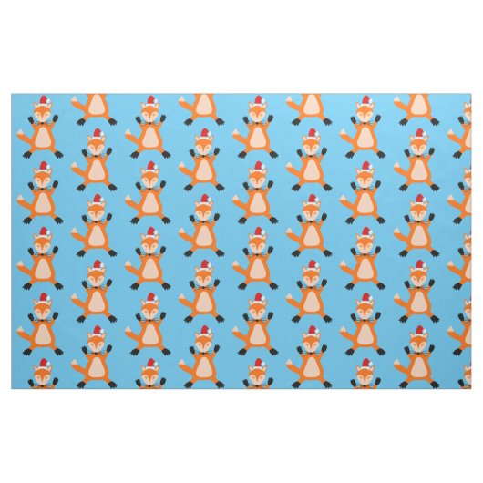 Süßer Weihnachtsfuchs Stoff (Fat Quarter (45,7 x 55,9 cm))