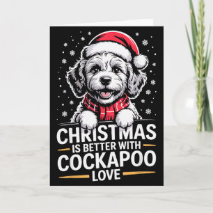 Süßer Weihnachtshund Weihnachten ist besser mit Ap Karte